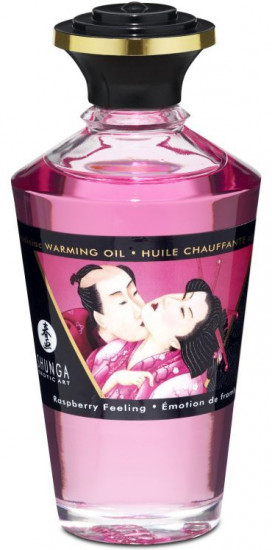  Масло массажное интимное с ароматом малины