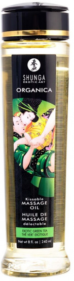 Масло массажное с ароматом зеленого чая Organica 