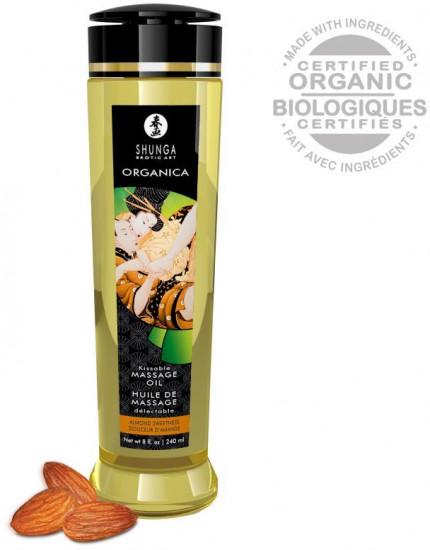 Масло массажное с ароматом миндаля Organica 