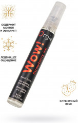 Оральный спрей с охлаждающим и возбуждающим эффектом Wow! Strawberry Ice Blowjob Spray - Фото 1