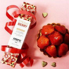 Масло массажное разогревающее с ароматом клубники Gourmet Strawberry - Фото 3