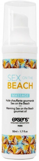 Масло массажное разогревающее с тропическим ароматом Gourmet Sex On The Beach