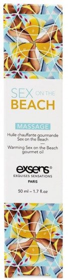 Масло массажное разогревающее с тропическим ароматом Gourmet Sex On The Beach