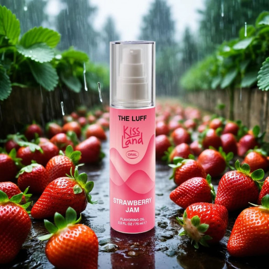 Масло массажное cъедобное Kiss Land Strawberry Jam