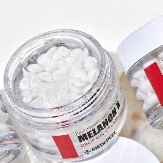 Осветляющий капсульный крем с витаминами и глутатионом «Melanon X Drop Gel Cream»