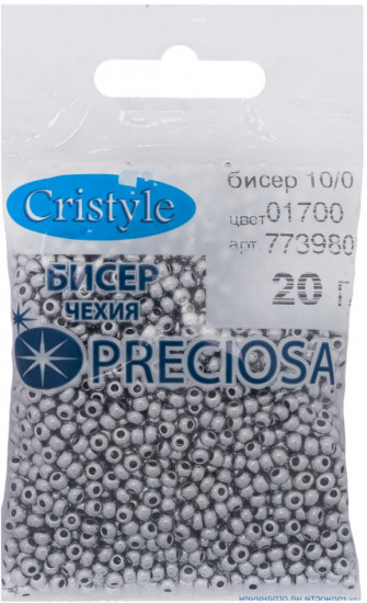 Бисер прозрачный «Solgel», цвет 01700