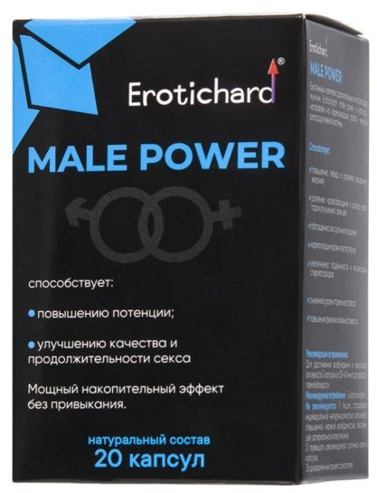 Капсулы для мужчин Erotichard male power