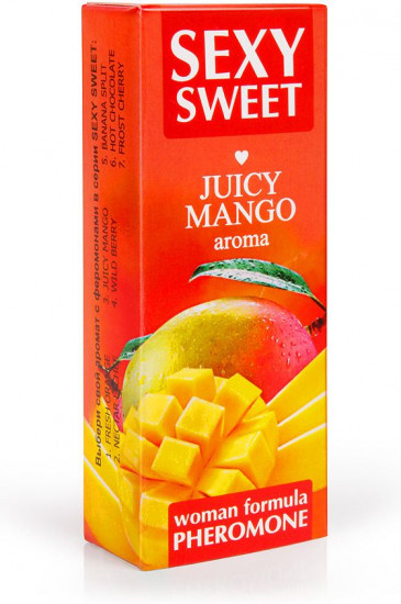 Средство парфюмированное для тела с феромонами с ароматом манго Sexy Sweet 