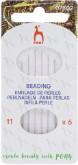 Набор игл для бисера ручных с серебряным ушком «Beading» - Фото 6