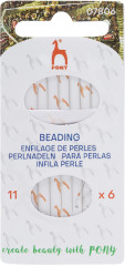 Набор игл ручных для бисера с нитковдевателем «Beading» - Фото 6