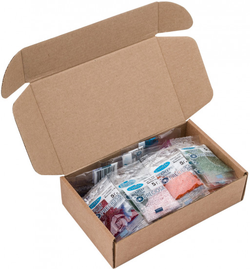 Набор бисера прозрачного