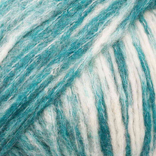 Пряжа для вязания «Raindrops», цвет 2901 серо-бирюзовый меланж