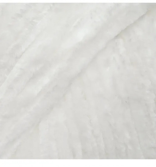 Пряжа для вязания «Велюровая 160», цвет 01 белый