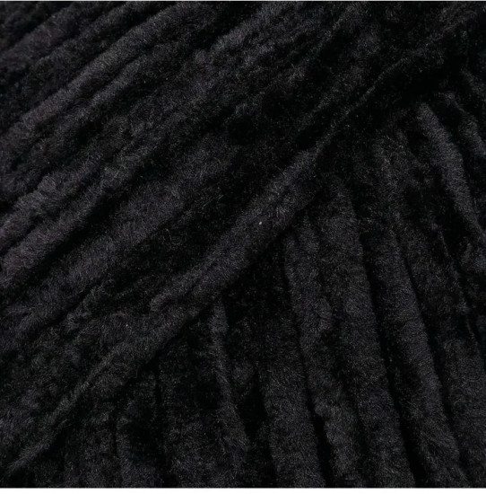 Пряжа для вязания «Велюровая 160», цвет 02 черный
