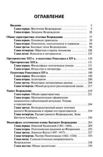 Эстетика Возрождения
