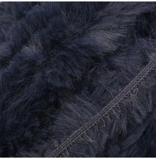 Пряжа для вязания «Меховая», цвет 17 темно-синий