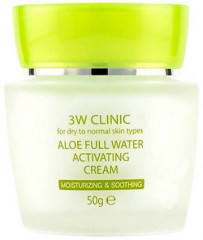 Комплексный увлажняющий набор с алое «Aloe Full Water Activating Skin Set» - Фото 3