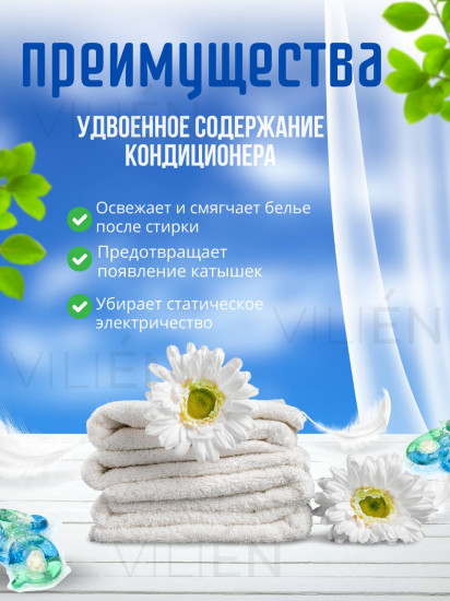 Капсулы для стирки с ароматом парфюма