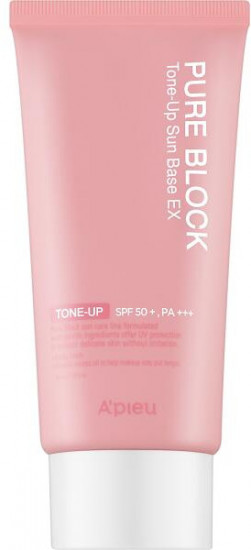 База под макияж «Apieu Pure Block Tone-Up Sun Base EX SPF 50+»