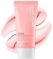 База под макияж «Apieu Pure Block Tone-Up Sun Base EX SPF 50+» - Фото 6