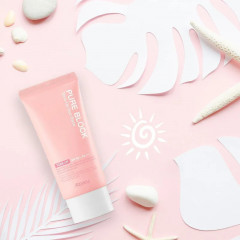 База под макияж «Apieu Pure Block Tone-Up Sun Base EX SPF 50+» - Фото 8