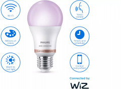 Умная лампа WiZ Full Color Smart LED E27 - Фото 2