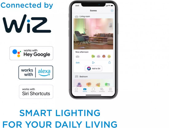 Умная лампа WiZ Full Color Smart LED E27