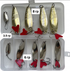 Набор блесен для спиннинговой ловли - Фото 3