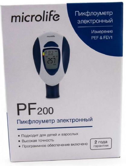 Пикфлоуметр для всех возрастов Microlife PF200