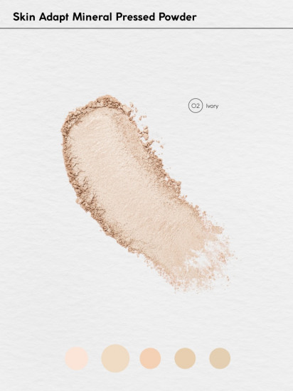 Минеральная компактная пудра для лица «Skin Adapt!», оттенок 02 Ivory