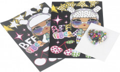 Аппликация из пайеток «ЛОЛ» - Фото 1