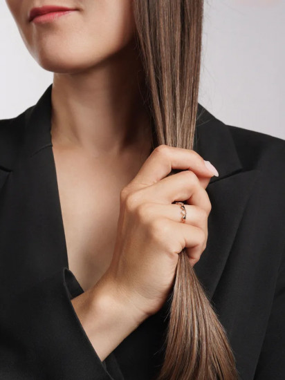 Кольцо из золочёного серебра