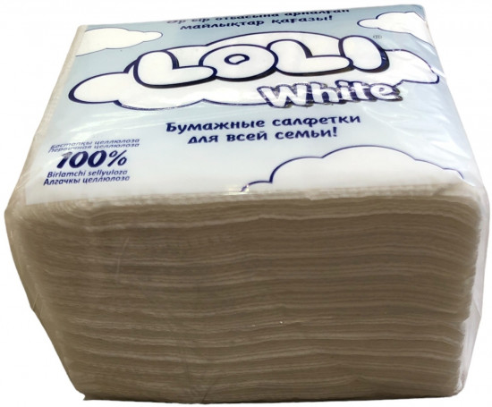 Салфетки бумажные «White»