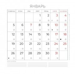 Календарь настенный на 2026 год «Йога-терапия» - Фото 3