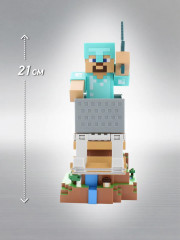 Фигурка-подставка для девайсов «Steve in Diamond Armour. Стив в алмазной броне» - Фото 7