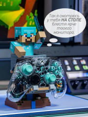 Фигурка-подставка для девайсов «Steve in Diamond Armour. Стив в алмазной броне» - Фото 12