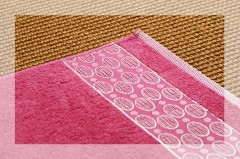 Полотенце махровое гладкокрашеное "Tondo" (Cleanelly, 50х90, цвет розовый) - Фото 2