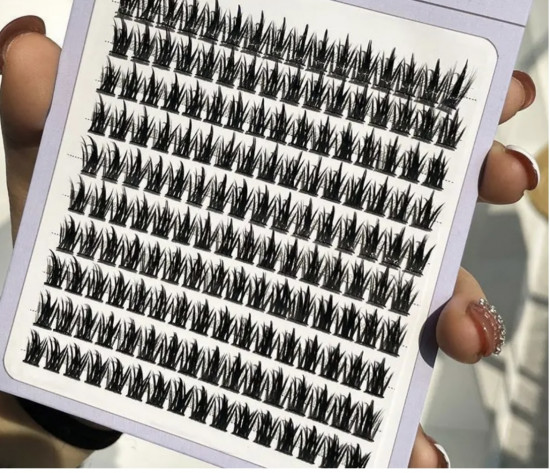 Ресницы накладные пучковые