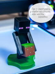 Фигурка-подставка для девайсов «Enderman» - Фото 11