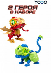 Набор игрушек интерактивных «Робот Биопод двойной: дракон и черепаха» - Фото 2