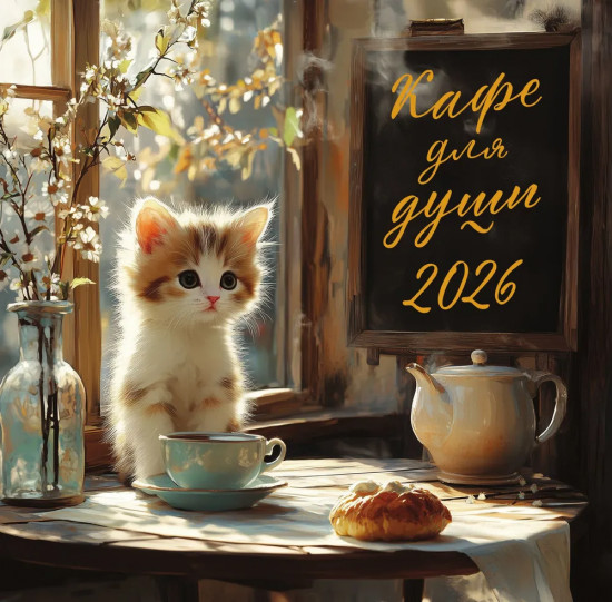 Календарь настенный на 2026 год «Кафе для души»