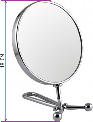 Зеркало настольное двустороннее Bic-0180B-4 - Фото 4