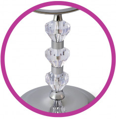 Зеркало настольное Bic-1066-8 Silver - Фото 6
