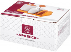 Набор для специй с сахарницей и салфетницей на подставке с ручкой «Арабеск» - Фото 6