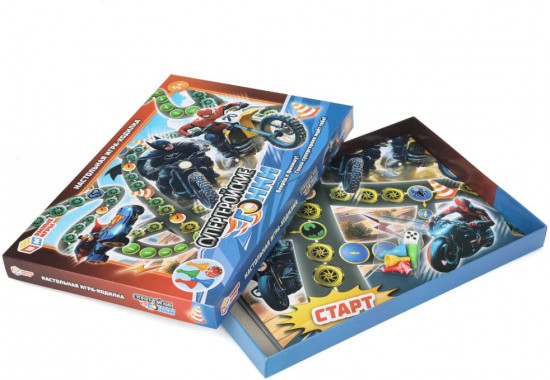 Игра-ходилка настольная «Супергеройские гонки»