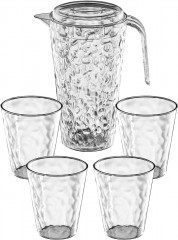 Набор для напитков «Кувшин с крышкой и стаканы» - Фото 3