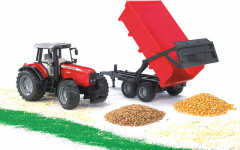 Трактор с прицепом-самосвалом «Massey Ferguson 7480» - Фото 6