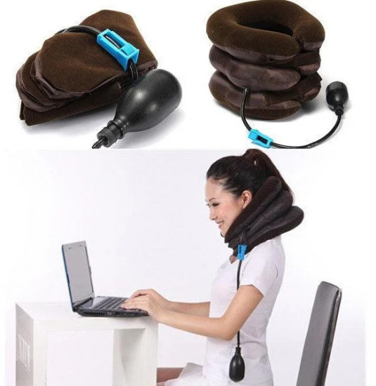 Воротник массажный надувной «Tractors for cervical spine»