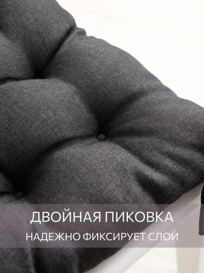 Комплект высоких квадратных подушек на стул «Savana»