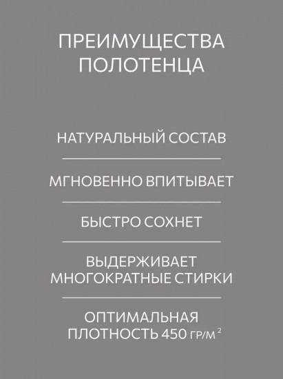 Полотенце махровое «Висдом»